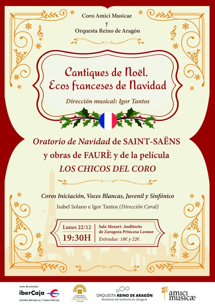 Cartel concierto Navidad 2025 - Amici Musicae.